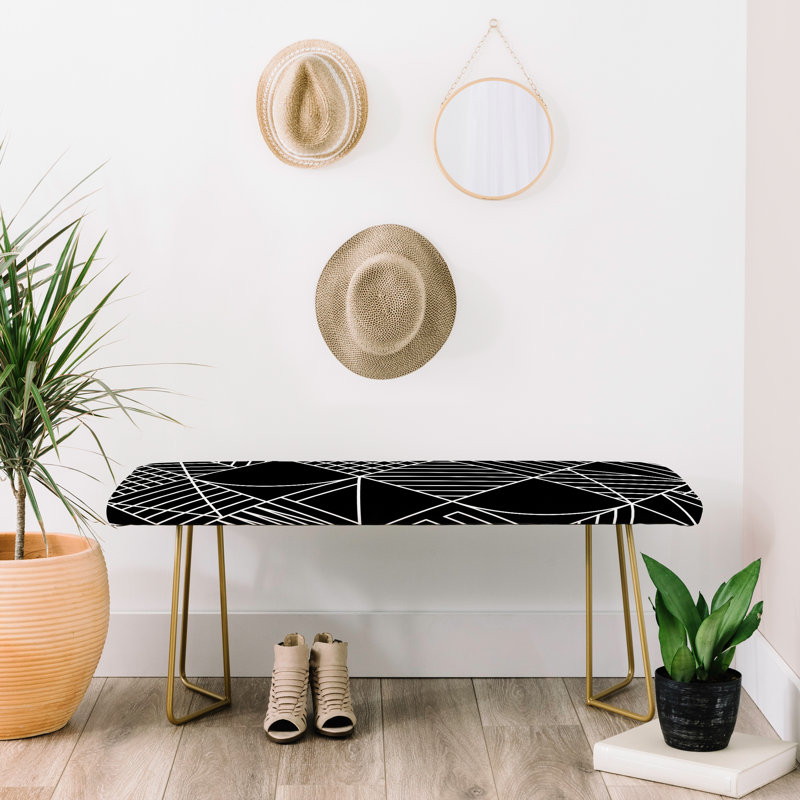 East Urban Home Faux Leather Bench & Reviews Wayfair